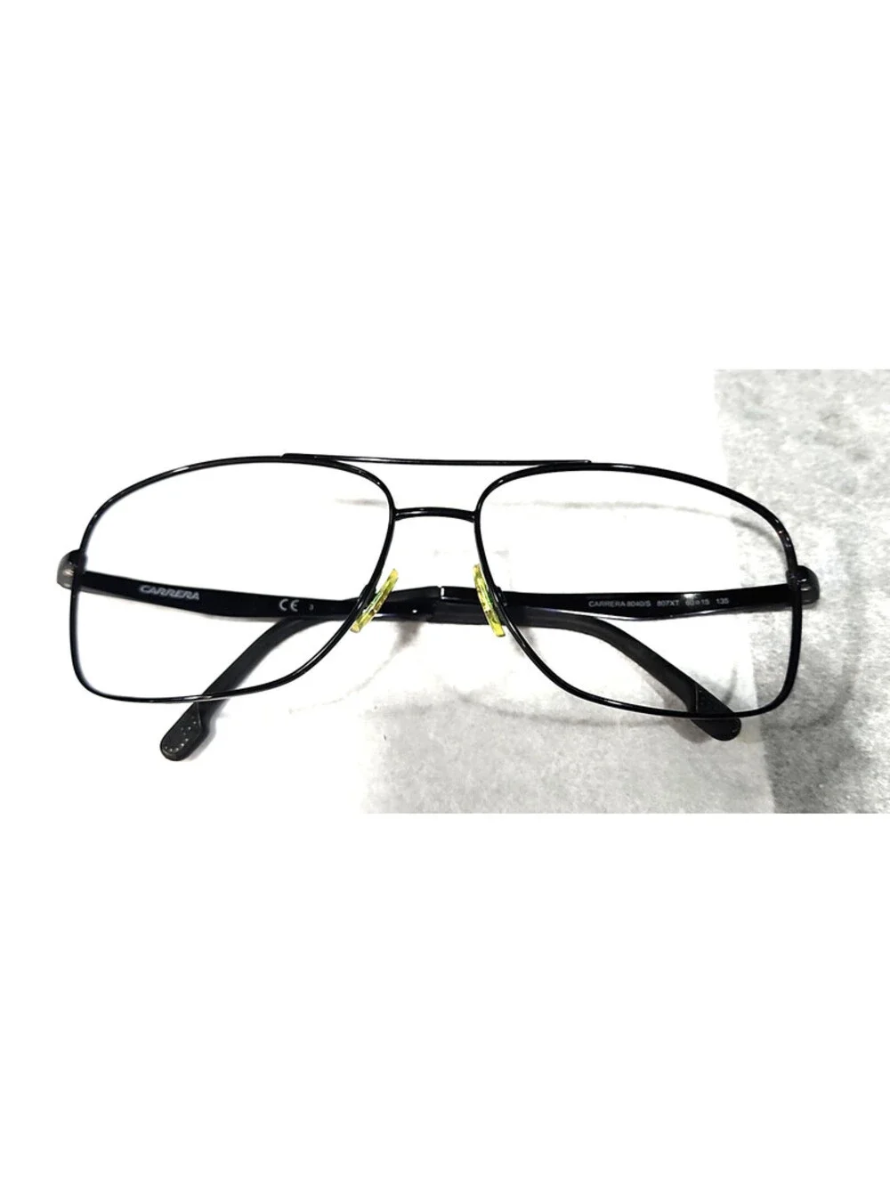 Carrera CA8040/S Black Square Sunglasses Frame 60-15 135